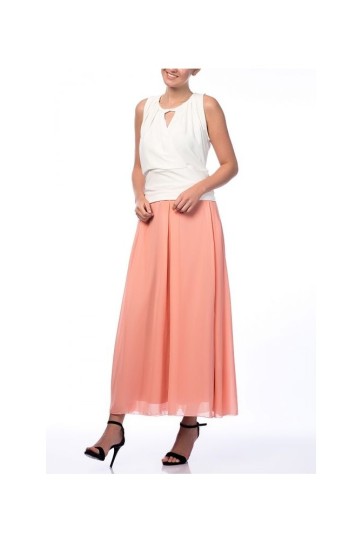 B.Beden Pileli Şifon Etek | 13430