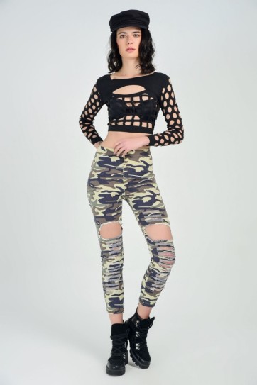 Kamuflaj Desenli Pantolon | Pnt14006