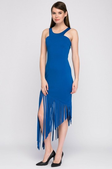 Arkasi Fermuarlı Dalgiç Abiye Elbise | Elb14404