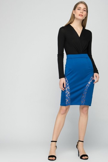 Onu Ndantel Garnili Dalgic Etek | Etk14714