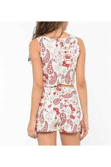 Büstiyer  Önü Pencereli Bluz | Blz14538