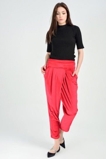 Yüksek Bel Kadife Pantolon | Pnt31748