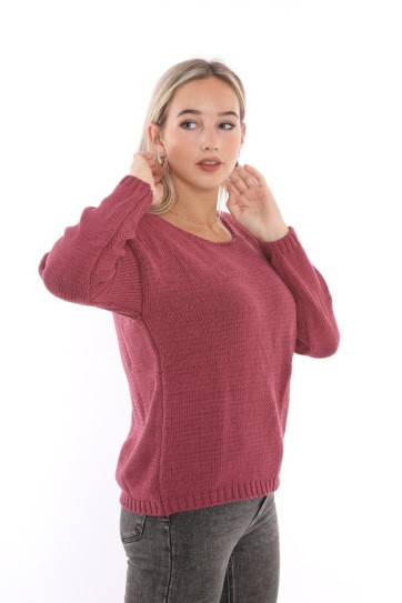 Bisiklet Yaka Pamuk Akrilik Kazak | Trk32010