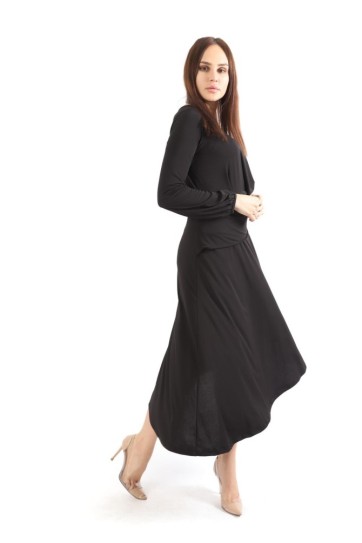 Beli Volanlı Sandy Elbise | Elb32267