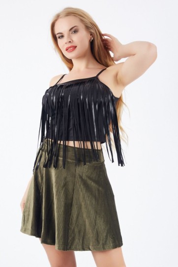 Kiloş Fitilli Kadife Etek | ETK32423