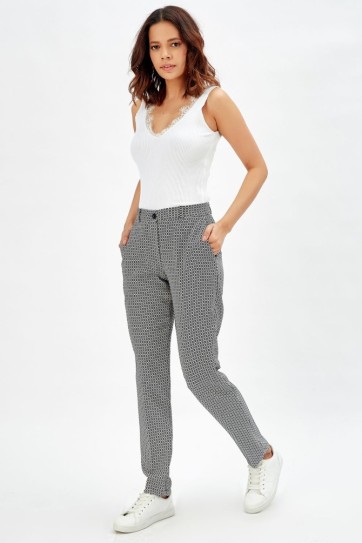 Yanlar Cepli Fermuarlı Pitikare Pantolon PNT-31950
