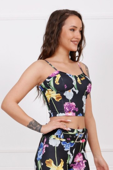 Fermuarlı Askılı Gloplu Bustiyer | Bus33442