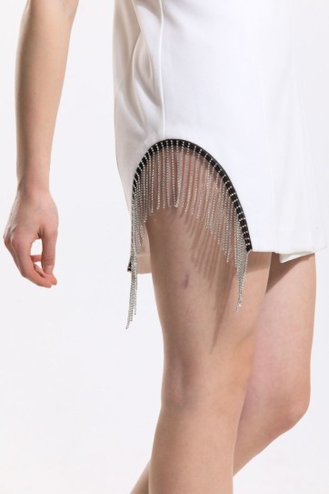 Zincir Detaylı İçi Astarlı Kolsuz Hürrem Ceket | Ckt34314