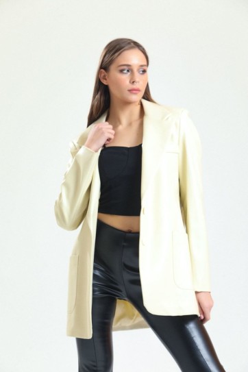 Kadın Suni Deri Ceket | Ckt33554