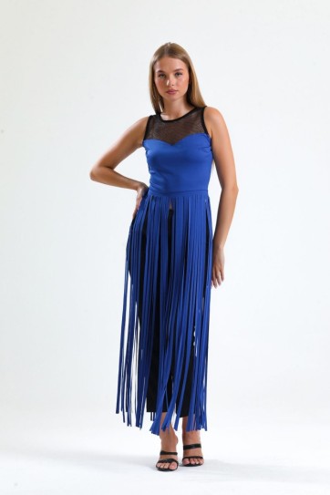 File Garnili Püsküllü Bluz | Blz14512