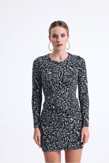 Jakarlı Mini Etek | Etk35228