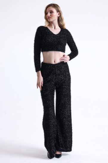 Simli Sakkalı Abiye Pantolon | Pnt34578B